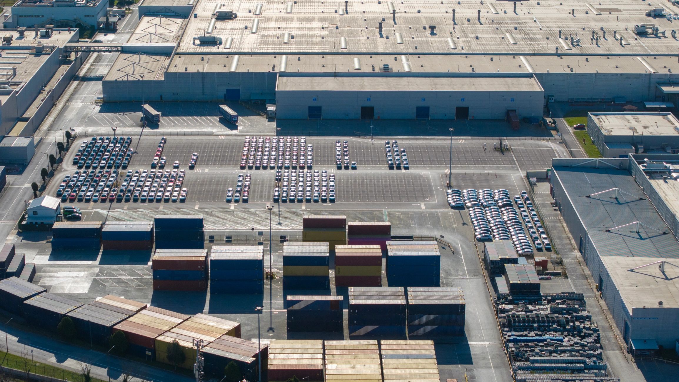 Industrial freight infrastructure representing custom multimodal routing
